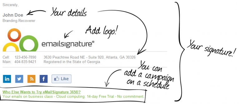 طراحی امضا الکترونیکی ایمیل